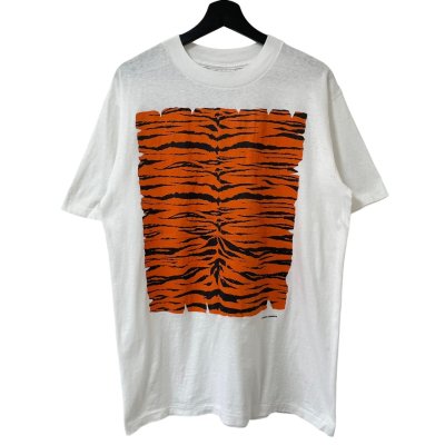 画像1: 90s USA製 STANLEY DESANTIS TIGER PATTERNS TEE SHIRT