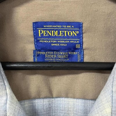 画像3: 90s~ PENDLETON ''OMBRE'' BOARD L/S SHIRT