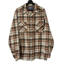 70s USA製 PENDLETON BOARD L/S SHIRT