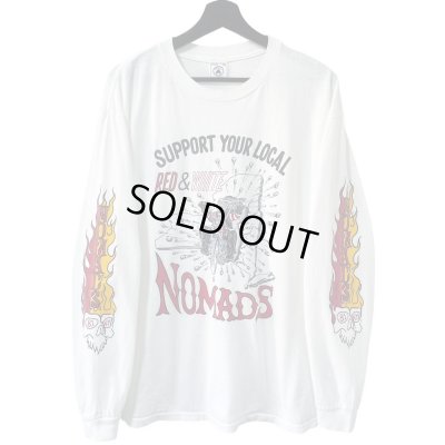 画像1: 90s HELLS ANGELES NEW YORK SUPPORT L/S TEE SHIRT