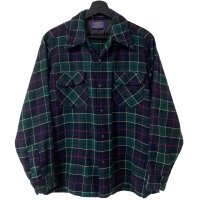 70s USA製 PENDLETON BOARD L/S SHIRT