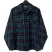 画像1: 70s USA製 PENDLETON BOARD L/S SHIRT (1)