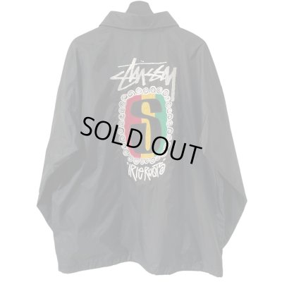 画像1: 90s BOOTLEG OLD STUSSY COACH JACKET