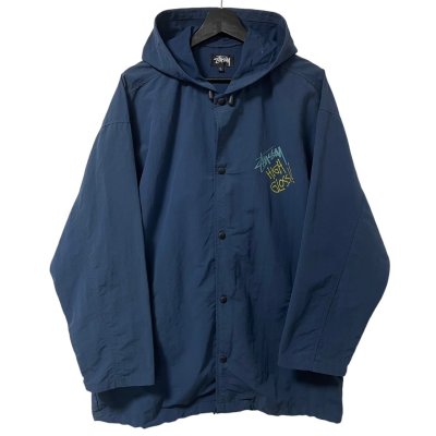 画像2: 80s USA製 OLD STUSSY ''SPRAY'' NYLON BENCH COAT