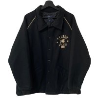 90s USA製 OLD STUSSY RASTA LION VARSITY JACKET