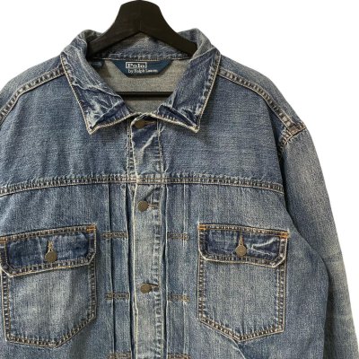 画像2: 90s~00s RALPH LAUREN 2nd type DENIM JACKET