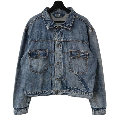 画像1: 90s~00s RALPH LAUREN 2nd type DENIM JACKET