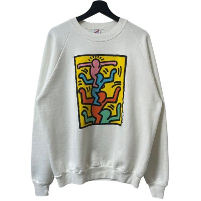 画像1: 90s USA製 KEITH HARING SWEATSHIRT