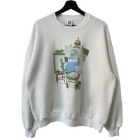 90s USA製 NORMAN ROCKWELL PORTRAIT SWEATSHIRT