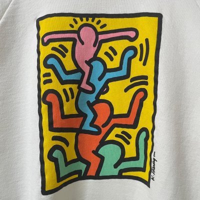 画像2: 90s USA製 KEITH HARING SWEATSHIRT