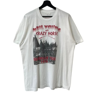 画像2: 90s NEIL YOUNG EUROPEAN TOUR TEE SHIRT