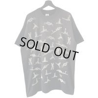 90s USA製 FASHION VICTIM SKULL 四十八手 TEE SHIRT