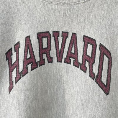 画像2: 80s USA製 CHAMPION REVERSE WEAVE ''HARVARD'' SWEATSHIRT