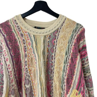 画像2: 90s オーストリア製 COOGI 3D KNIT SWEATER