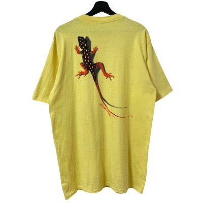 画像1: 90s USA製 MARLBORO LIZARD ''YELLOW'' TEE SHIRT