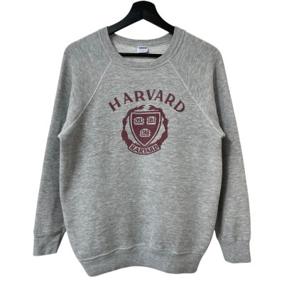 画像1: 70s USA製 CHAMPION ''HARVARD'' WATER PRINT SWEATSHIRT