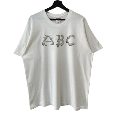 画像1: 90s USA製 WILLIAM WEGMAN ALPHABET ART TEE SHIRT