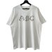 画像1: 90s USA製 WILLIAM WEGMAN ALPHABET ART TEE SHIRT (1)