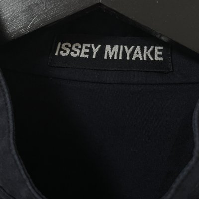 画像3: 90s 日本製 ISSEY MIYAKE STAND COLLAR L/S SHIRT