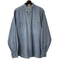 70s USA製 POLO WESTERN RALPH LAUREN CHAMBRAY WESTERN SHIRT