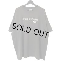 00s JESUS IS COMMING MESSAGE TEE SHIRT