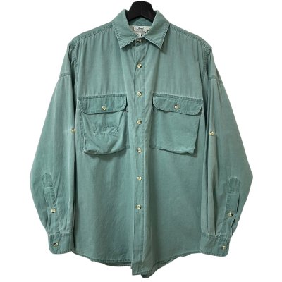 画像1: 90s L.L.BEAN FISHING L/S SHIRT