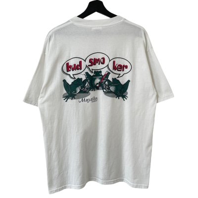 画像1: 90s〜00s BUD SMOKER BUD WISER PARODY TEE SHIRT
