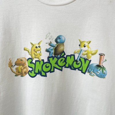 画像2: 90s USA製 SMOKE'MON Pokémon PARODY TEE SHIRT