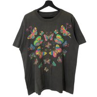 90s USA製 BUTTERFLY ART TEE SHIRT