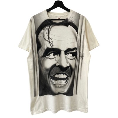 画像1: 80s USA製 SHINING AIR BRUSH TEE SHIRT