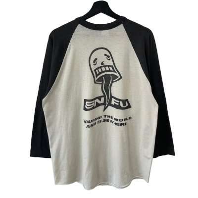 画像2: 90s USA製 SNFU RAGLAN SLEEVE TEE SHIRT