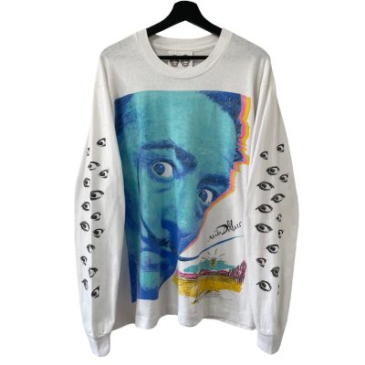 画像1: 80s CLONES SALVADOR DALI L/S TEE SHIRT