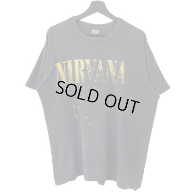 画像1: 90s NIRVANA SMILE TEE SHIRT