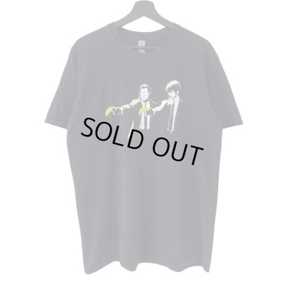 画像1: 10s BANKSY PULP FICTION parody TEE SHIRT