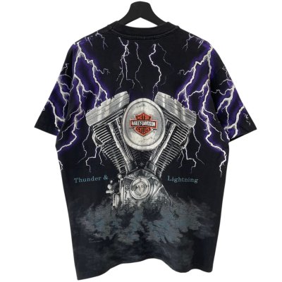 画像2: 90s USA製 HARLEY DAVIDSON THUNDER & LIGHTNING TEE SHIRT