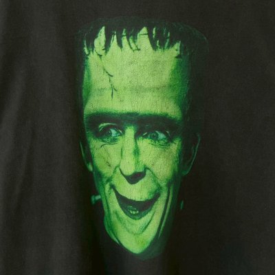 画像2: 90s USA製 FRANKENSTEIN BIG FACE TEE SHIRT