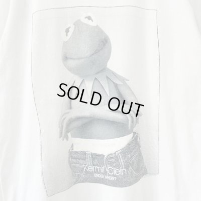 画像2: 90s USA製 KERMIT Calvin Klein parody TEE SHIRT