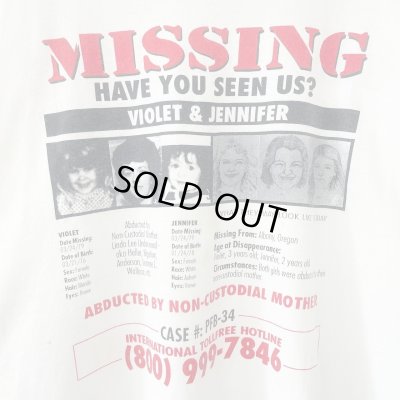 画像2: 90s USA製 MISSING "行方不明者フォト" TEE SHIRT