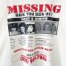 画像2: 90s USA製 MISSING "行方不明者フォト" TEE SHIRT (2)