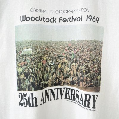 画像2: 90s WOODSTOCK FESTIVAL 25th anniversary PHOTO TEE SHIRT