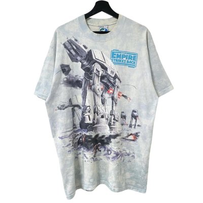画像2: 90s STAR WARS LIQUID BLUE TEE SHIRT