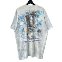 90s STAR WARS LIQUID BLUE TEE SHIRT