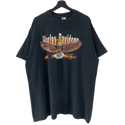 画像1: 80s USA製 HARLEY DAVIDSON EAGLE TEE SHIRT