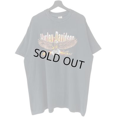画像1: 80s USA製 HARLEY DAVIDSON EAGLE TEE SHIRT