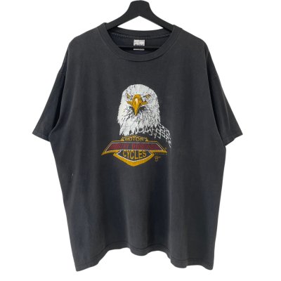 画像1: 80s〜90s USA製 HARLEY DAVIDSON EAGLE TEE SHIRT