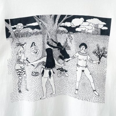 画像2: 90s USA製 先住民 ART TEE SHIRT