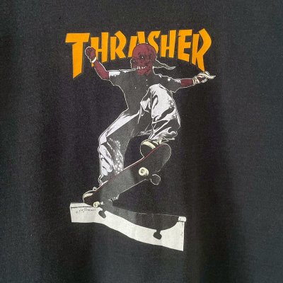 画像2: 90s〜00s THRASHER "PUSHEAD" TEE SHIRT