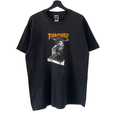画像1: 90s〜00s THRASHER "PUSHEAD" TEE SHIRT
