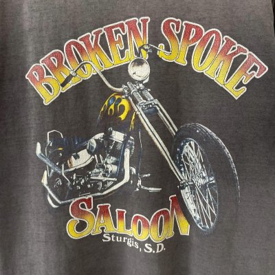 画像4: 90s USA製 STURGIS BROKEN SPOKE SALOON TEE SHIRT