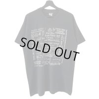 90s USA製 FASHION VICTIM FUCK MESSEGE TEE SHIRT